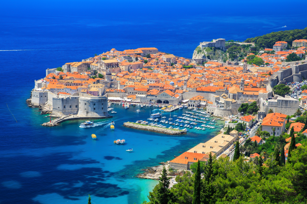 Croatia by boat, landscape